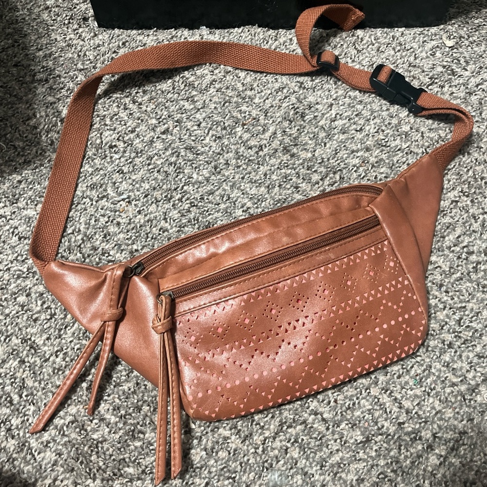Brown Leather Women Bag